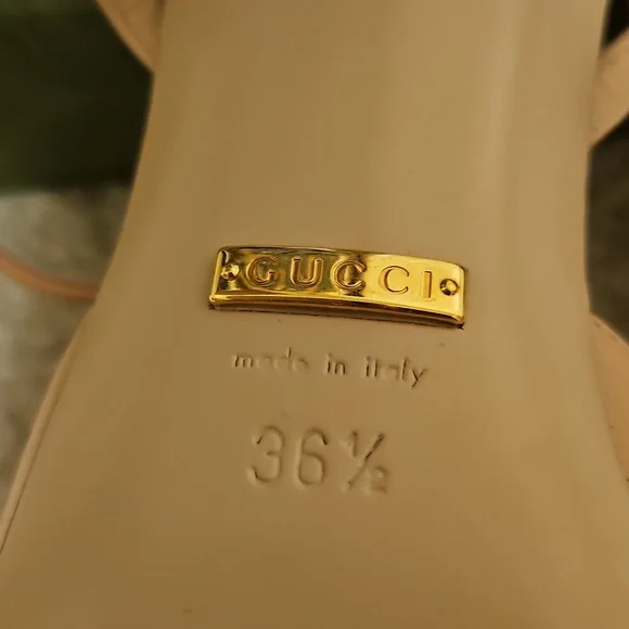 🛑GUCCI Blondie Leather Sandal - Picture 6 of 7